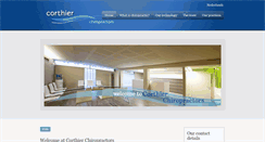 Desktop Screenshot of corthierchiropractors.be